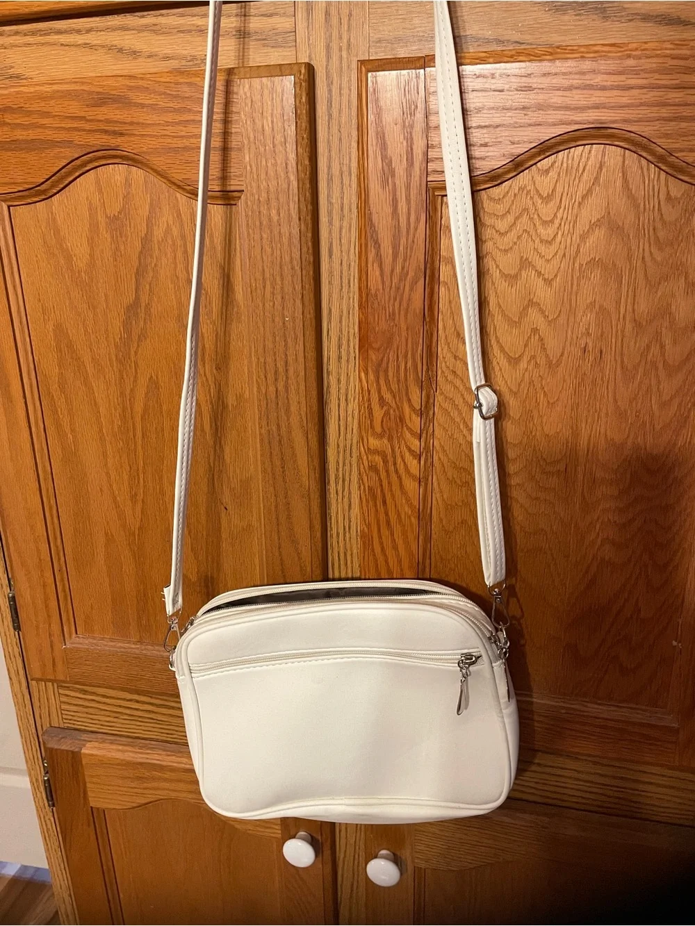 White Quilted Crossbody Bag - Designer-Inspired Women’s Shoulder Bag